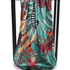 Luxury Brand Square Silk Scarf Women Satin Print Hijab