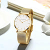 Simple Rose Gold Stainless Steel Mesh