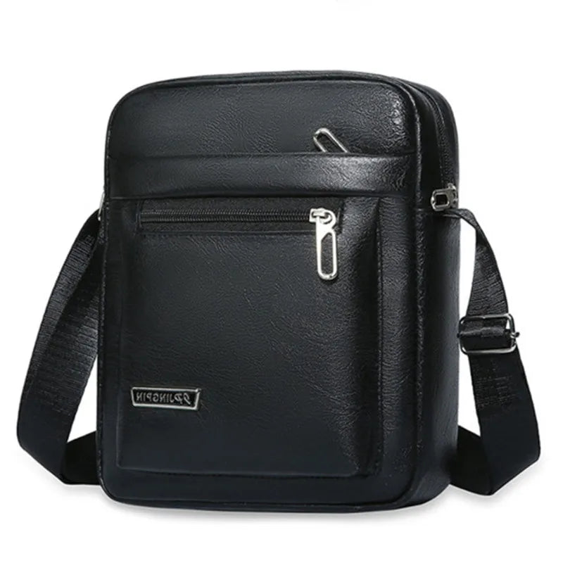 Man Messenger Bag Fashion Business Leather Bags fanny pack Men's Genuine Leather Crossbody Shoulder Bags High quality Tote