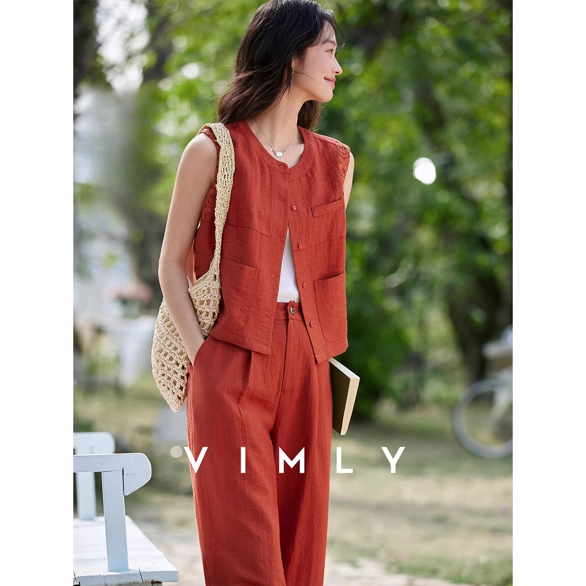 Woman Summer Outfits 2026 Sleeveless Vest