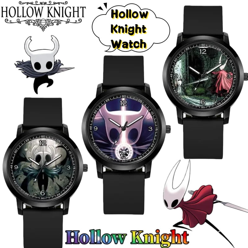 Hollow Knight Hornet Watch Creative Personality Cool Animation Cartoon Printed Couple All-match Waterproof Pointing Quartz Watch