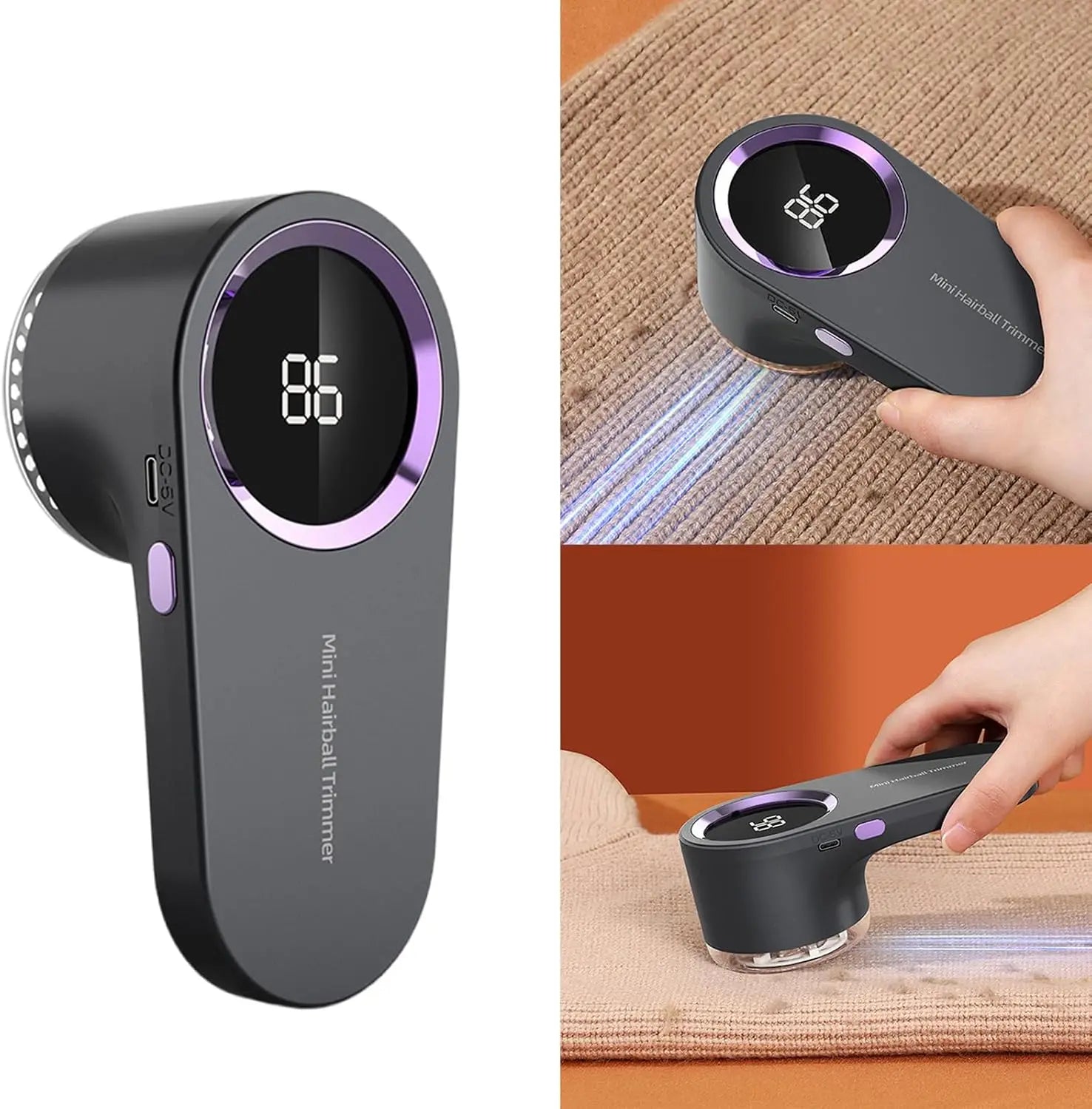 Electric Fabric Shaver with Floating Safe Head,Automatic Lint Remover for Clothes,Efficient & Gentle on Knitwear, Portable USB-C