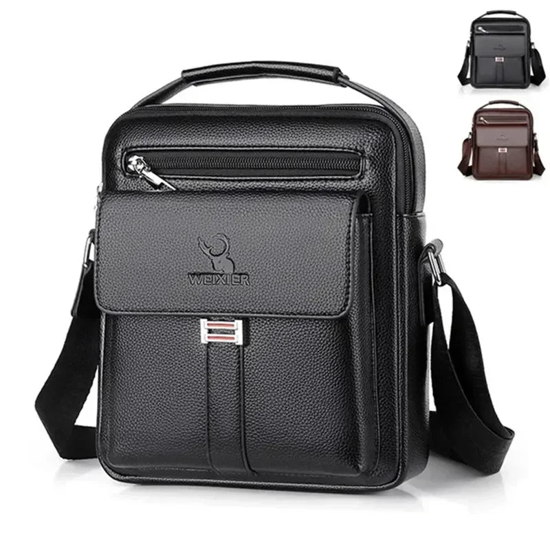Man Messenger Bag Fashion Business Leather Bags fanny pack Men's Genuine Leather Crossbody Shoulder Bags High quality Tote