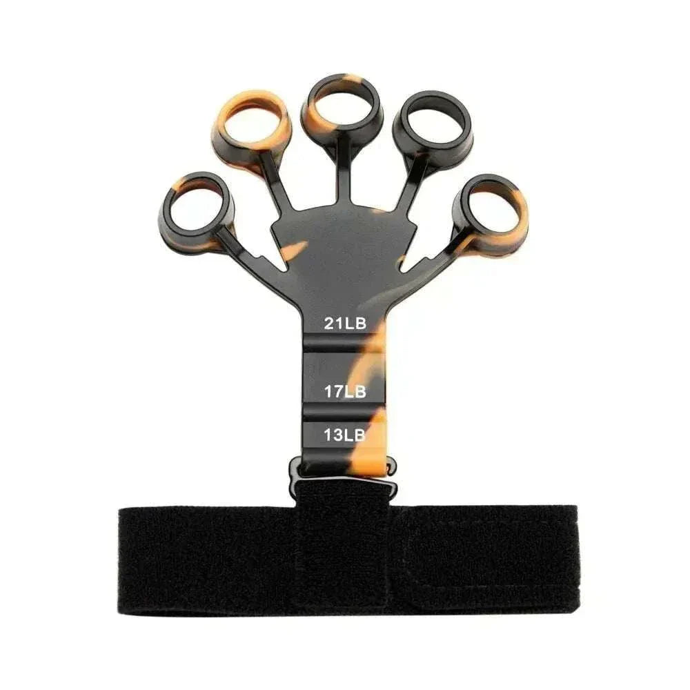 Silicone Finger Trainer for hand and wrist rehabilitation and grip strength enhancement