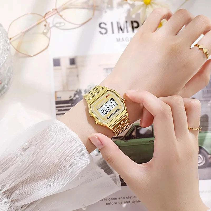 Sports Rose Gold Children Watches for Women