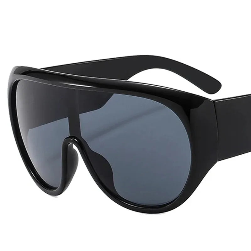 New Oversized Square Sunglasses Trendy Men's And Women's Personalized Glasses Outdoor Cycling Sun Protection Eyeglasses UV400