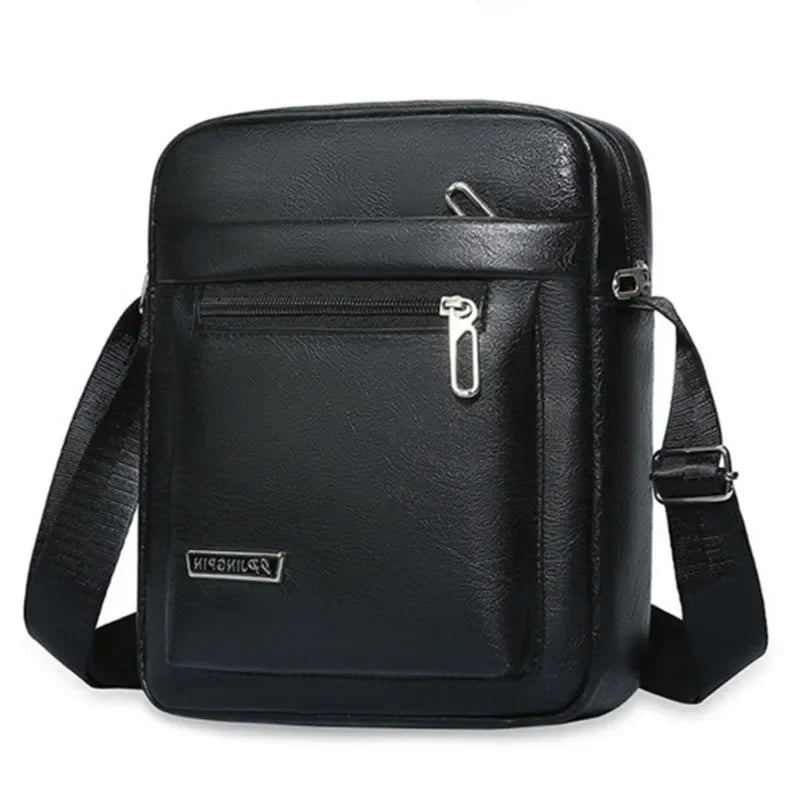 Man Messenger Bag Fashion Business Leather Bags fanny pack Men's Genuine Leather Crossbody Shoulder Bags High quality Tote
