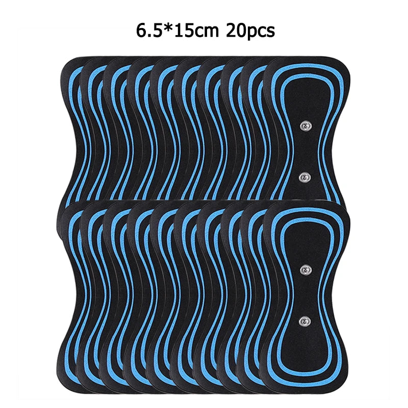 EMS Neck Massager Electrode Pads TENS Muscle Stimulator Gel Patch Accessories Trainer Exerciser Replacement Stickers for Health