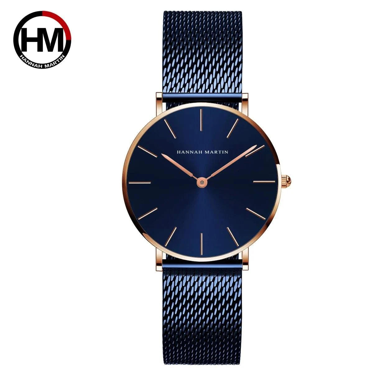 Simple Rose Gold Stainless Steel Mesh