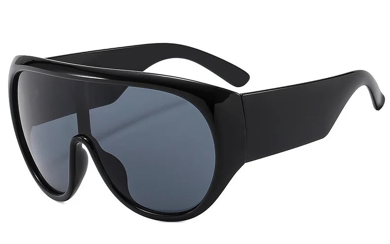 New Oversized Square Sunglasses Trendy Men's And Women's Personalized Glasses Outdoor Cycling Sun Protection Eyeglasses UV400