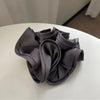 Korean Big Hair Tie Ribbon Scrunchies Satin Elastic Hair Band Bow Women Simple Temperament New Style  Ponytail Hair Accessories