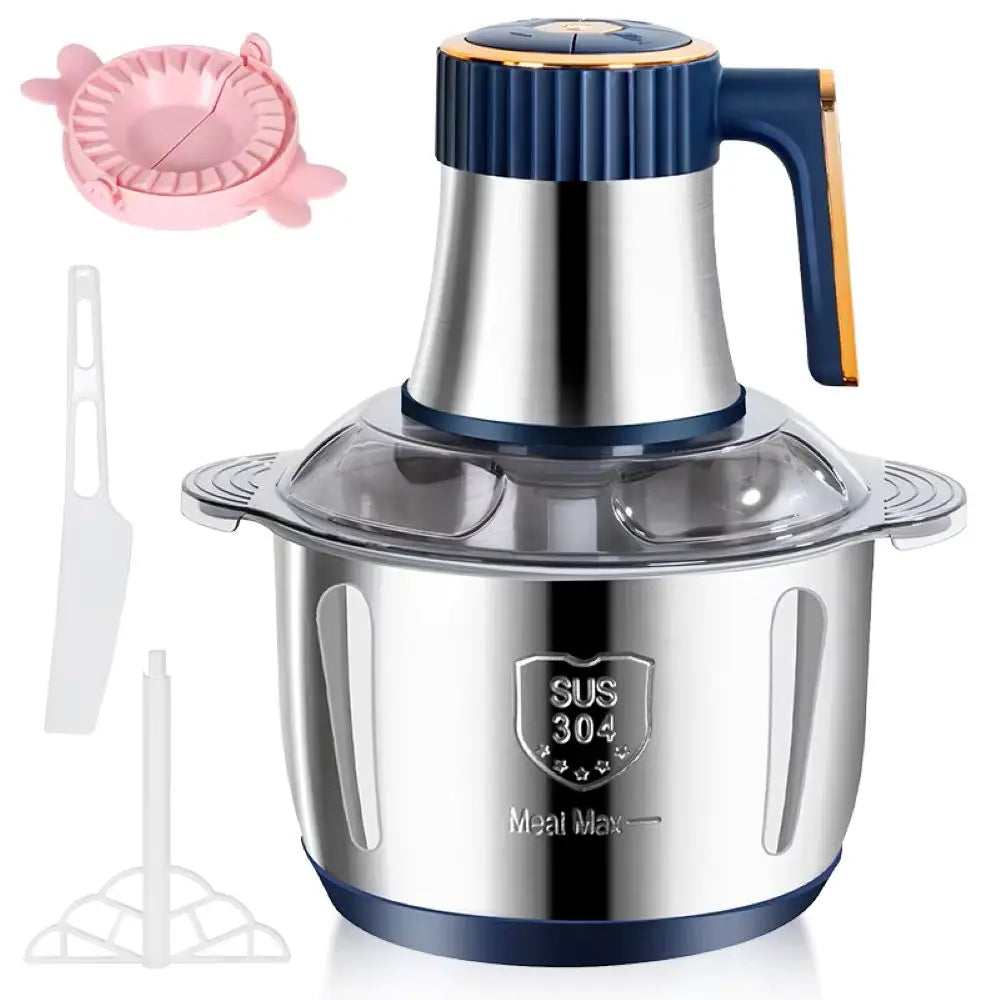 5L Electric Meat Grinders 304 Stainless Steel Food Crusher