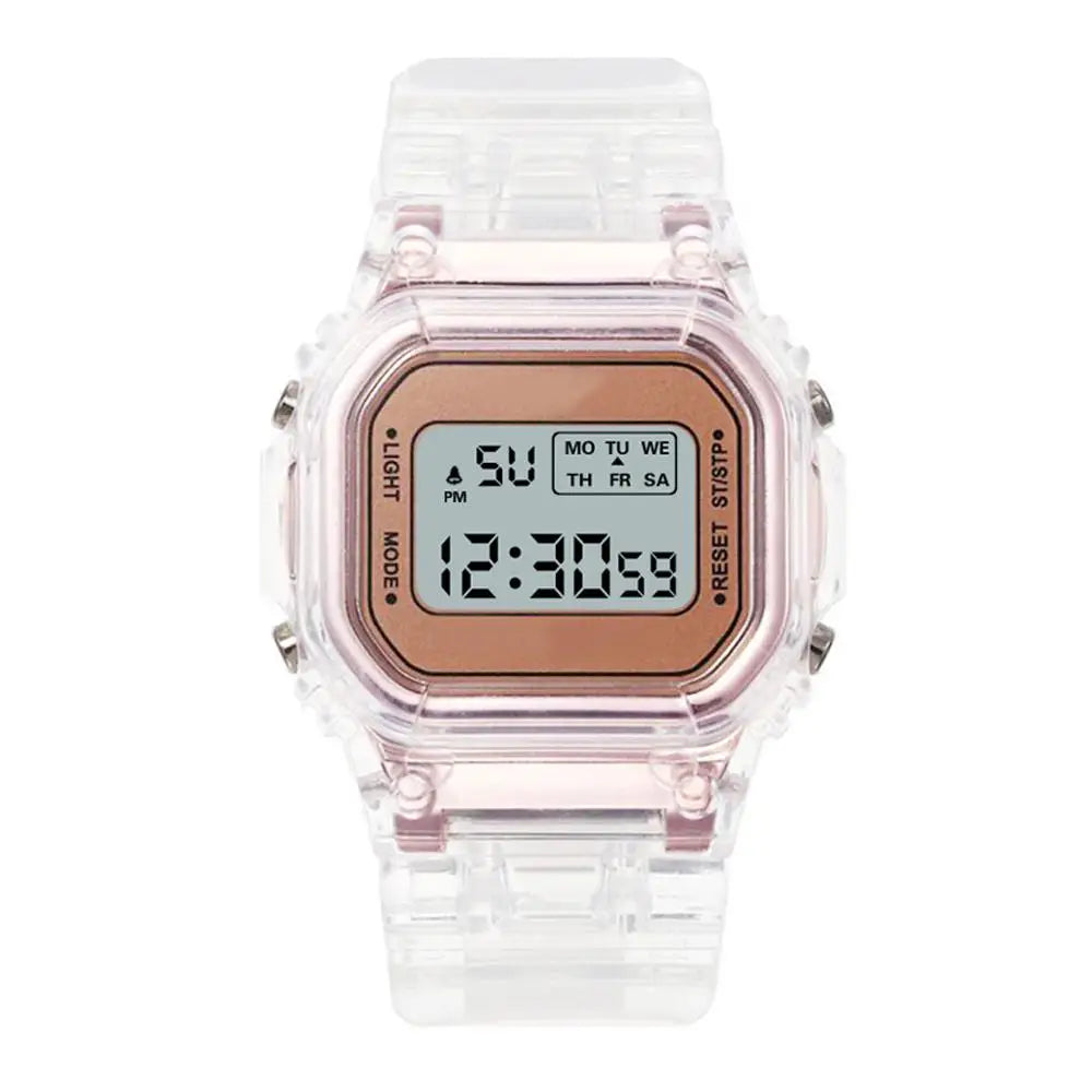 Luxury Women's Rose Gold Silicone Watches