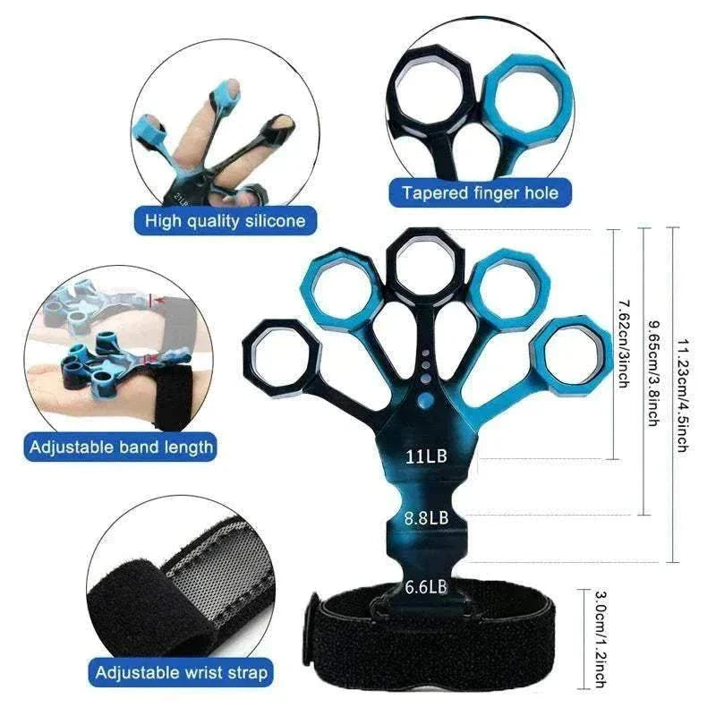 Silicone Finger Trainer for Rehabilitation and Grip Strength Enhancement