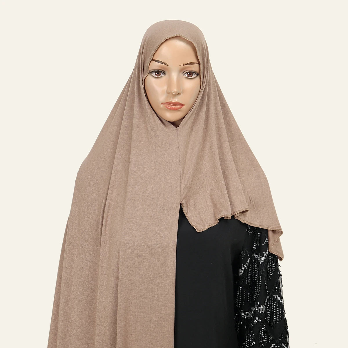 Muslim Instant Hijab Modal Cotton Jersey Ramadan Hijab Women Soft Plain Scarf Premium Jersey Shawl Easy to Wear Head Wraps