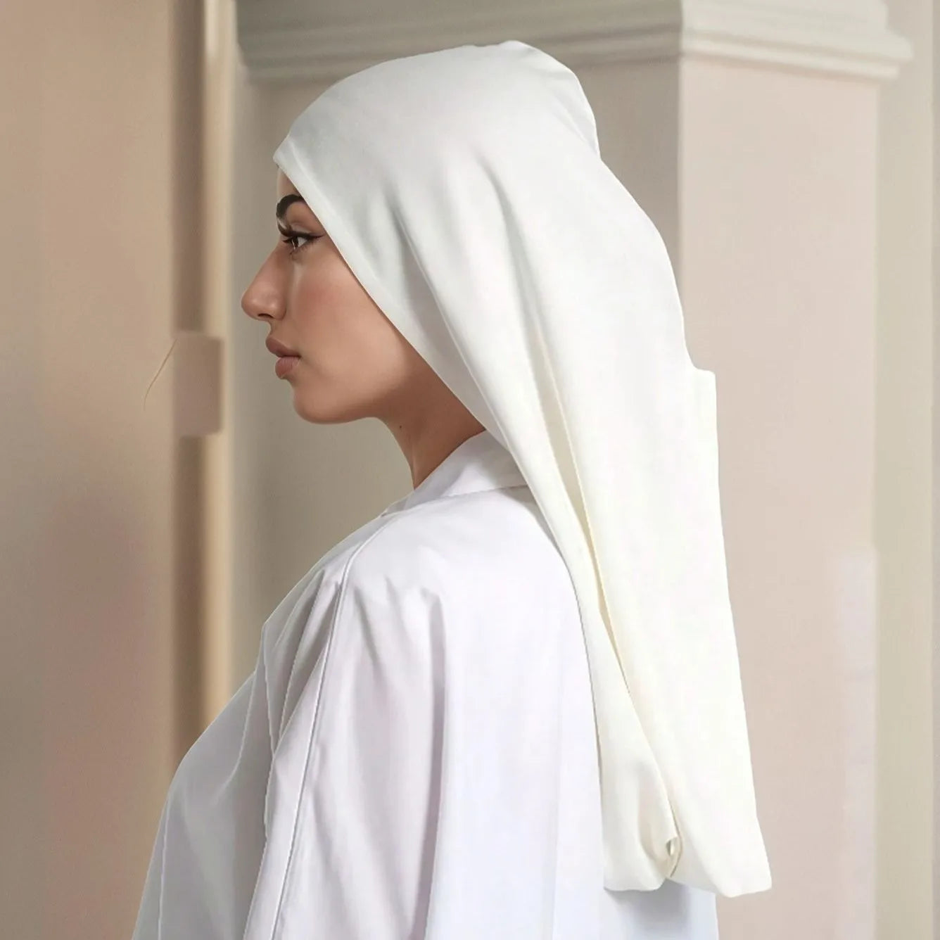 Jersey Headscarf Women Muslim Hijab Bonnet Long Head Wrap Underscarf Turban Islam Cap Beanie Headwear Stretch Hat Turbante Mujer