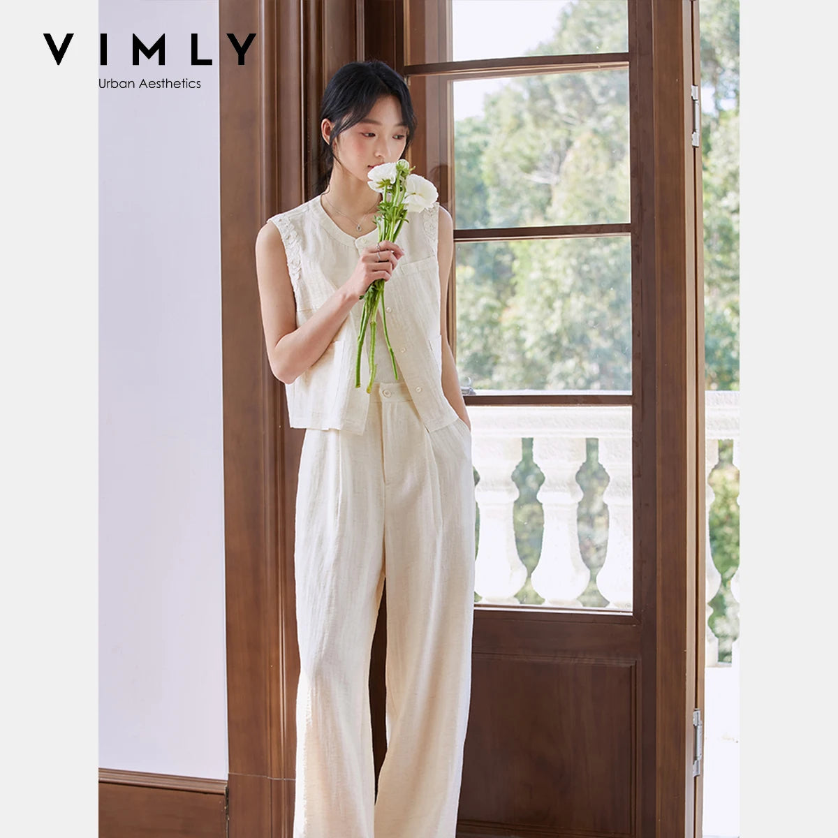Woman Summer Outfits 2026 Sleeveless Vest