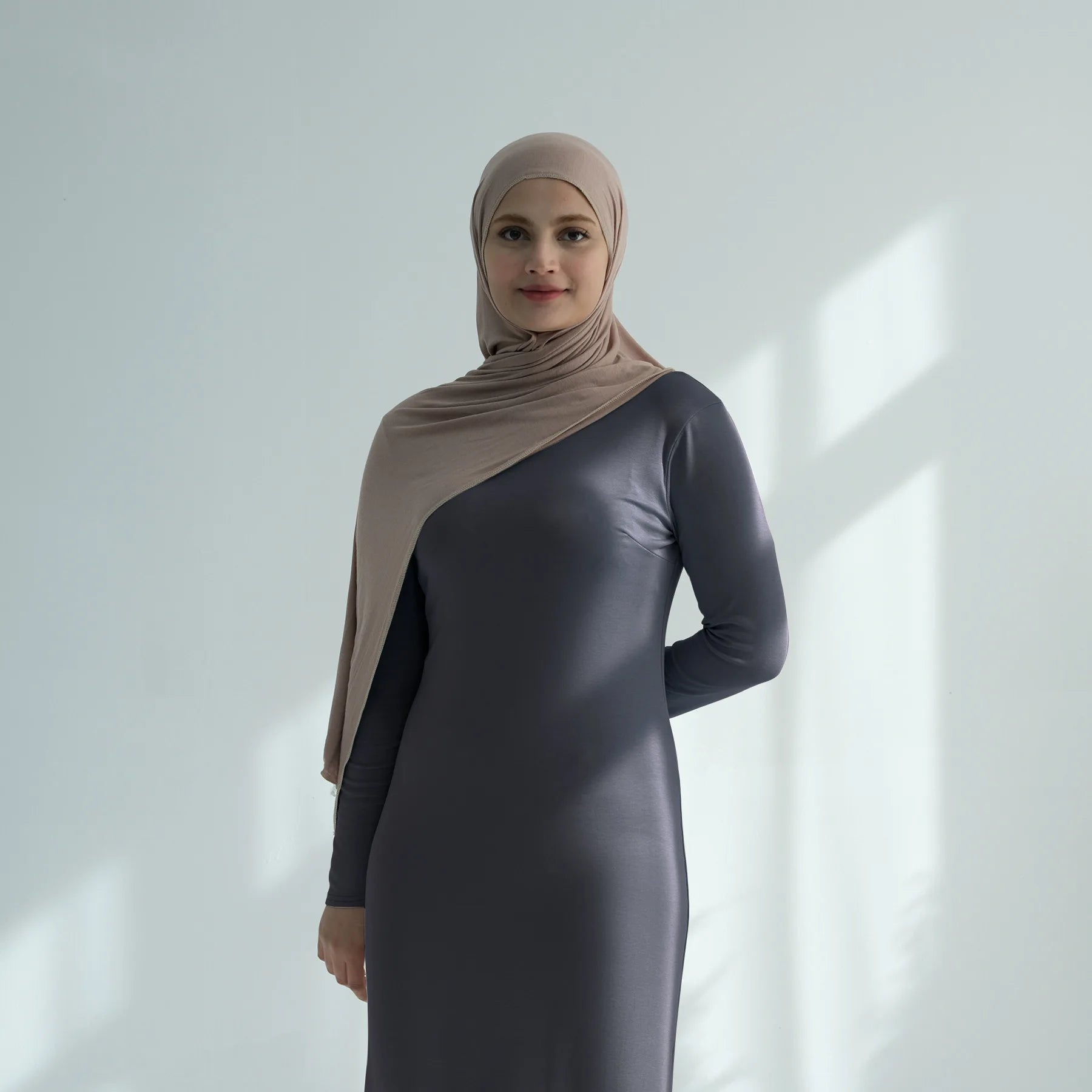 2025 Arabic Modal Muslim Women Modest Dress Eid Dubai Abaya Clothing Islam Party Kaftan Outfit Fashion Turkey Slim Solid Robe